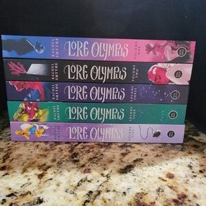 Lore Olympus First Edition Books 1-5 Webcomic Set